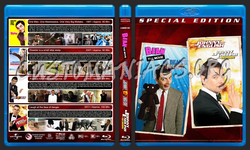 Mr. Bean / Johnny English Collection blu-ray cover
