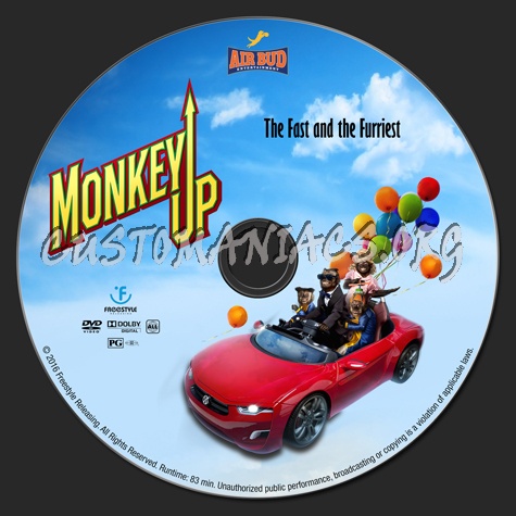 Monkey Up dvd label
