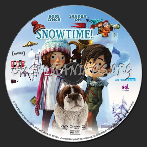 Snowtime! dvd label