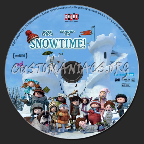 Snowtime! dvd label