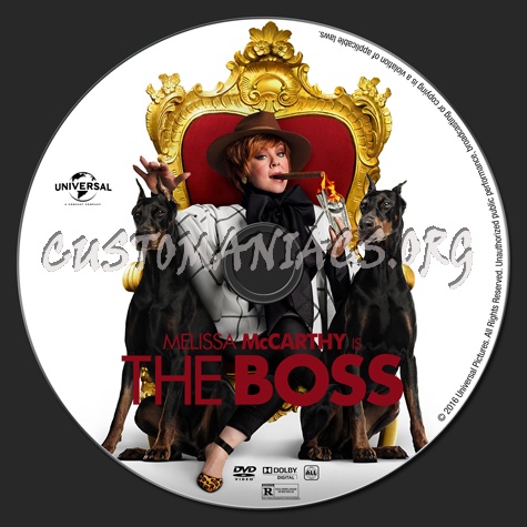 The Boss dvd label