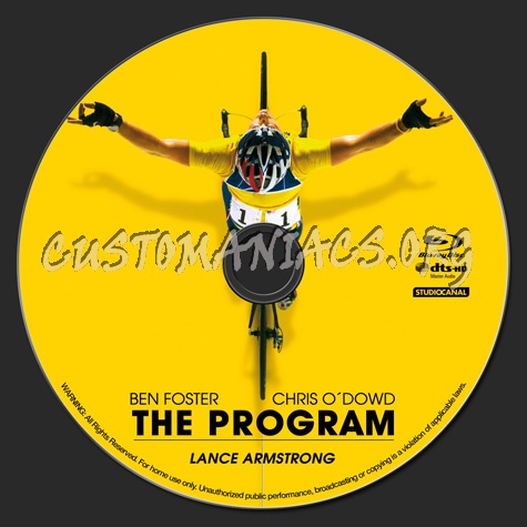 The Program (2015) blu-ray label