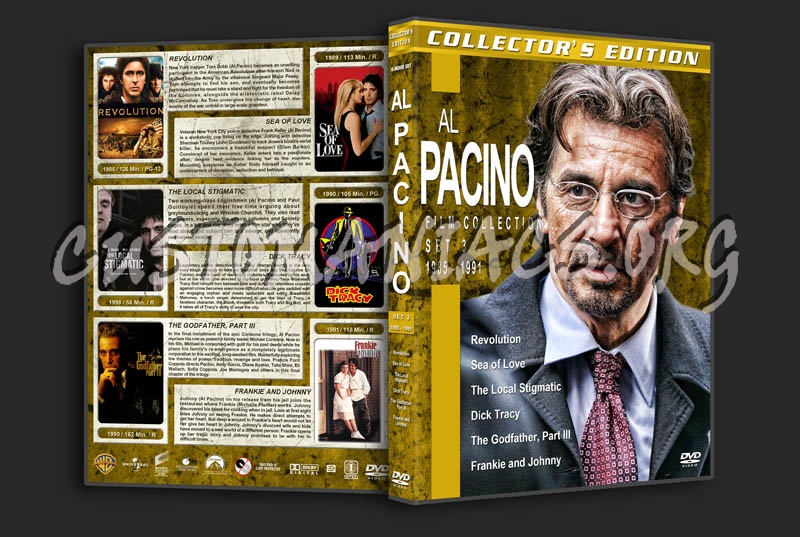 Al Pacino Film Collection - Set 3 (1985-1991) dvd cover