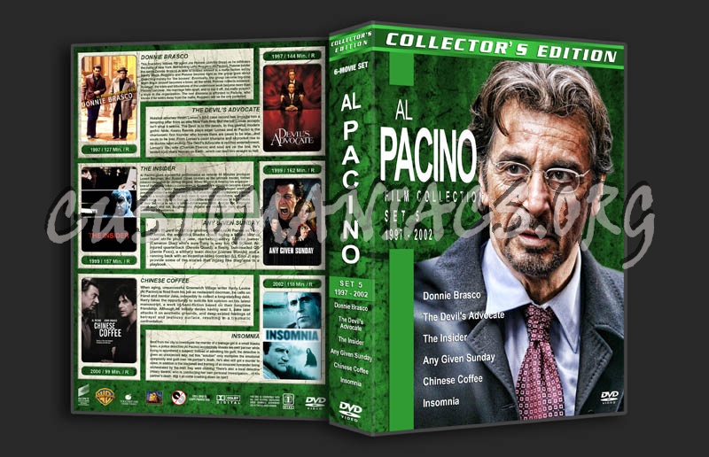 Al Pacino Film Collection - Set 5 (1997-2002) dvd cover