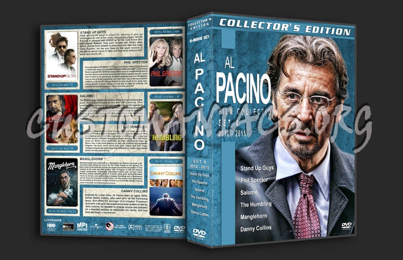 Al Pacino Film Collection - Set 8 (2012-2015) dvd cover