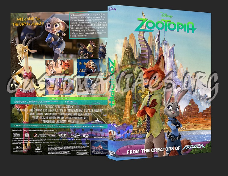 Zootopia dvd cover