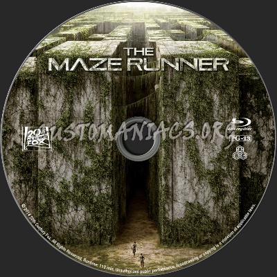 The Maze Runner blu-ray label
