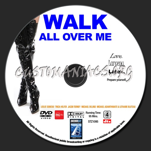 Walk All Over Me dvd label