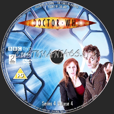 Doctor Who Series Four Volume One dvd label