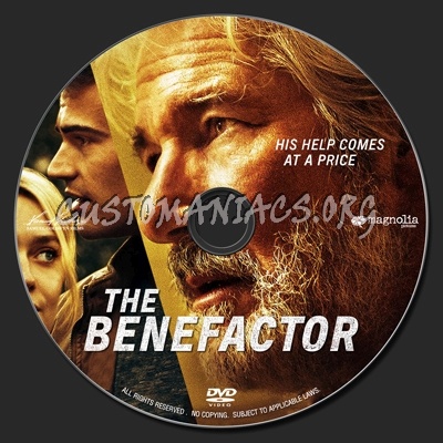 The Benefactor (2015) dvd label