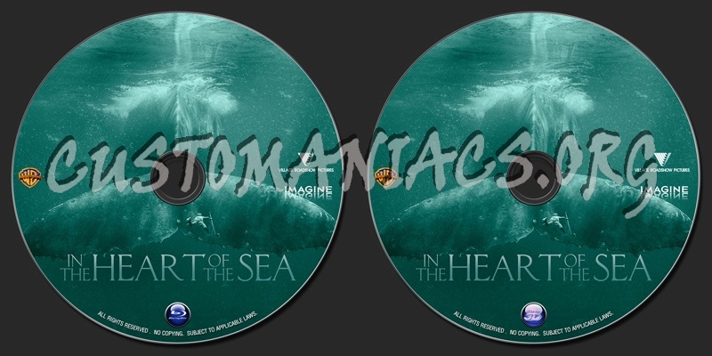 In The Heart Of The Sea (2015) blu-ray label