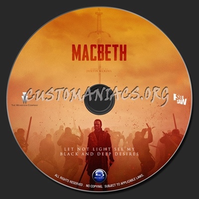 MacBeth (2015) blu-ray label