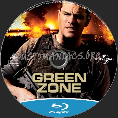 Green Zone blu-ray label