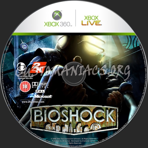 Bioshock dvd label