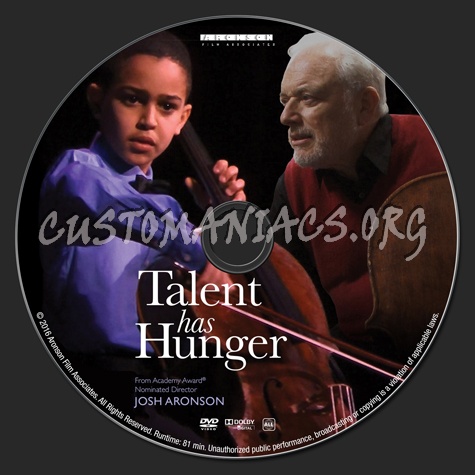 Talent Has Hunger dvd label