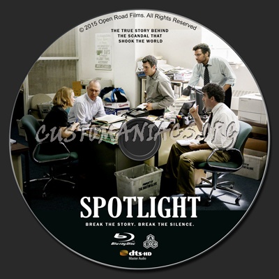 Spotlight blu-ray label