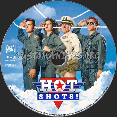 Hot Shots! blu-ray label