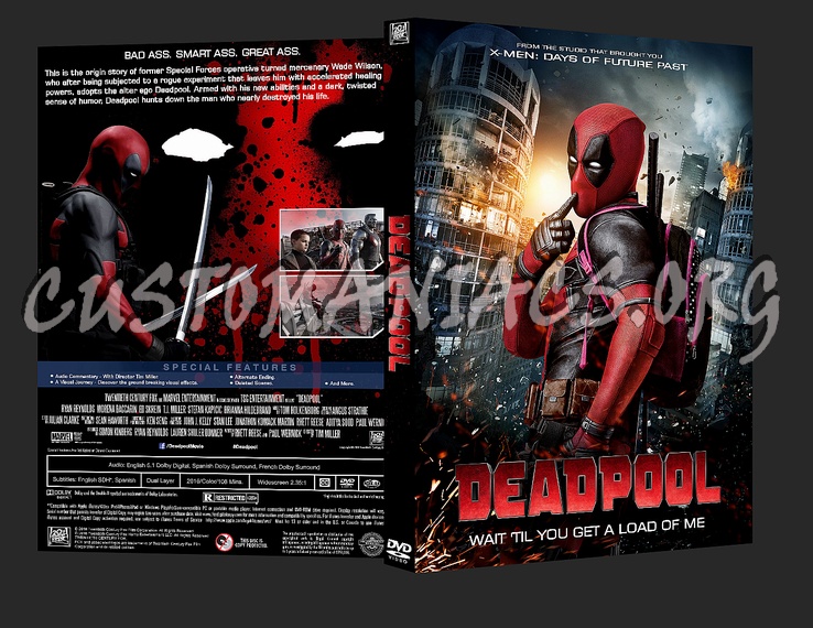 Deadpool dvd cover