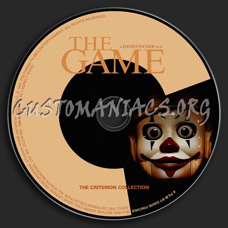 627 - The Game dvd label