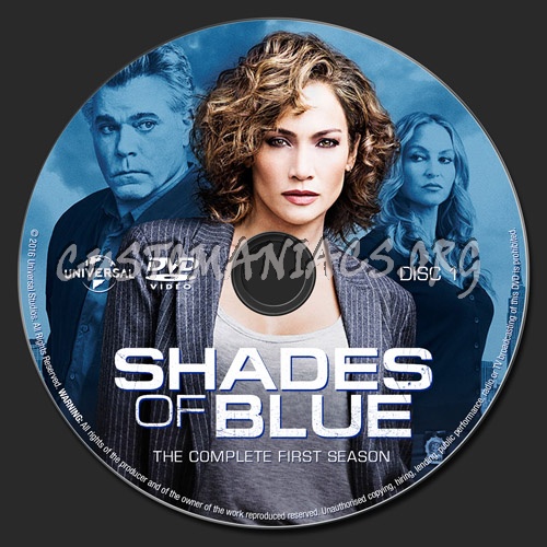 Shades of Blue - Season 1 dvd label