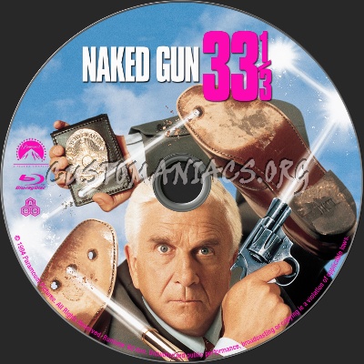 Naked Gun 33⅓: The Final Insult blu-ray label