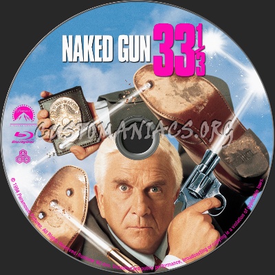 Naked Gun 33⅓: The Final Insult blu-ray label