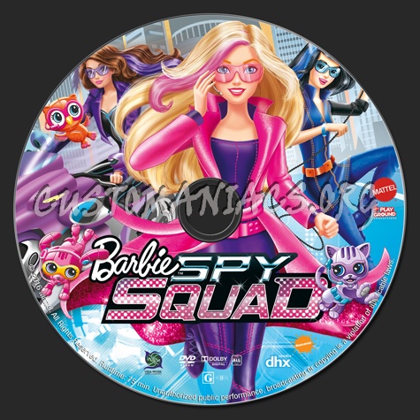 Barbie: Spy Squad dvd label