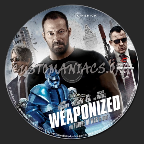 Weaponized blu-ray label