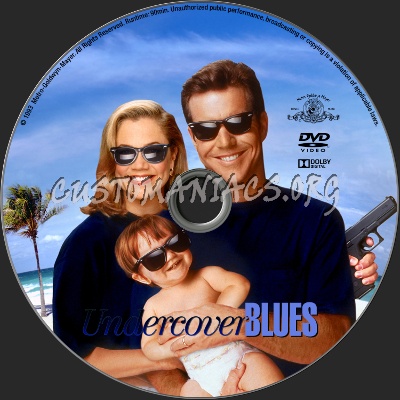 Undercover Blues dvd label
