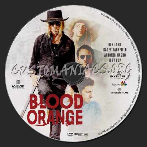 Blood Orange dvd label
