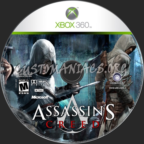 Assassins Creed dvd label