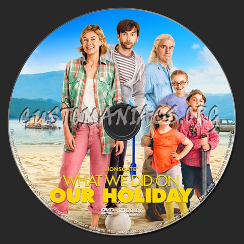 What We Did on Our Holiday dvd label