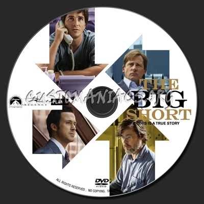 The Big Short (2015) dvd label