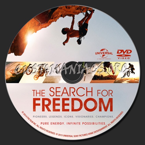 The Search for Freedom dvd label