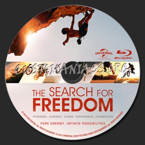 The Search for Freedom blu-ray label