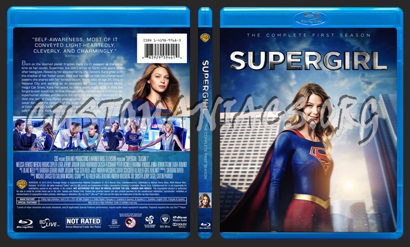 Supergirl - Season 1 blu-ray cover