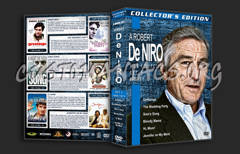 Robert DeNiro Film Collection - Set 1 (1968-1971) dvd cover