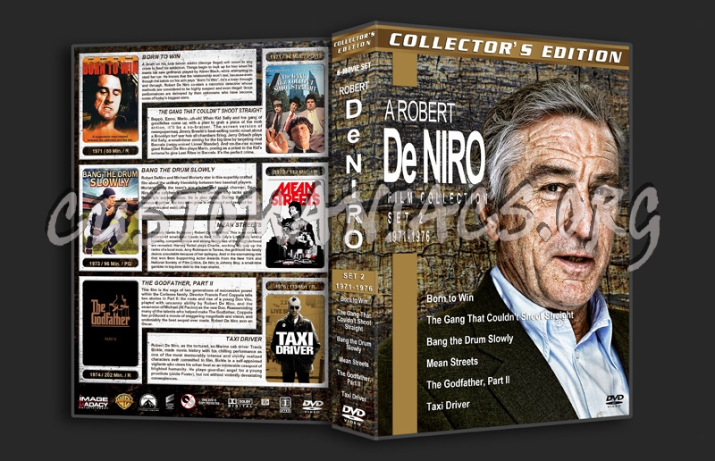 Robert DeNiro Film Collection - Set 2 (1971-1976) dvd cover