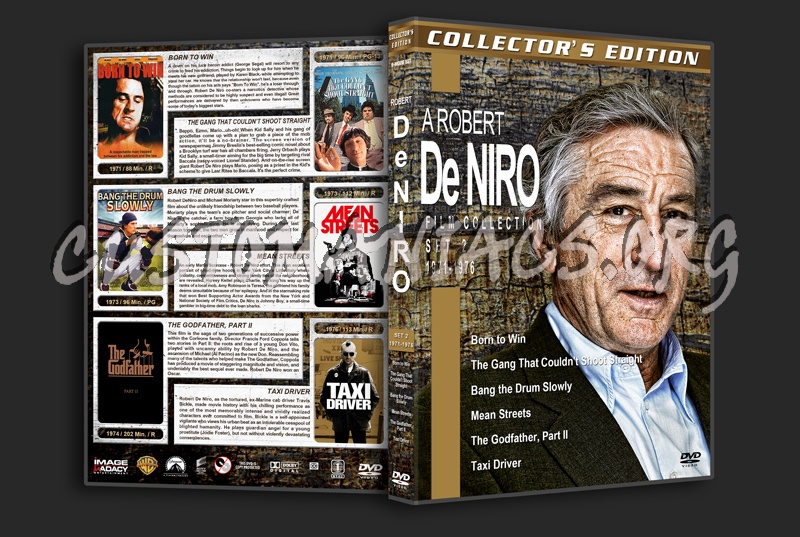 Robert DeNiro Film Collection - Set 2 (1971-1976) dvd cover