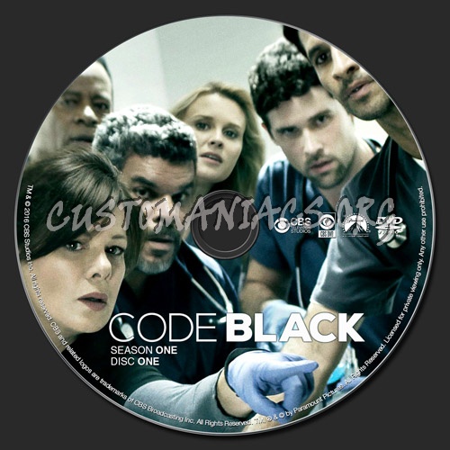 Code Black Season 1 dvd label