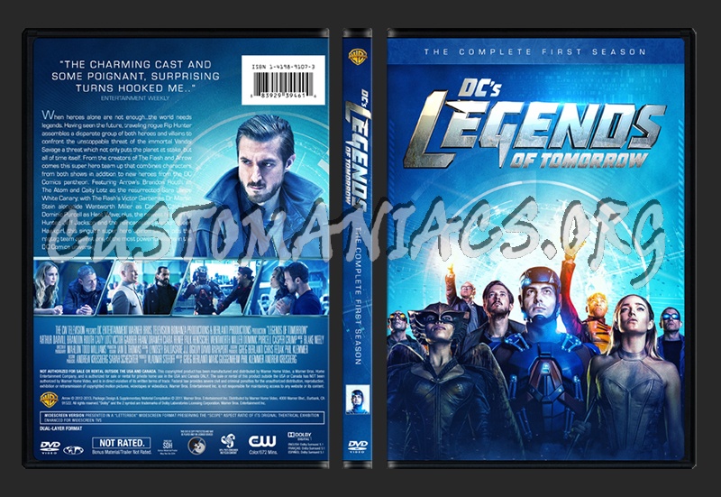 Legends of Tomorrow Season 1 dvd cover