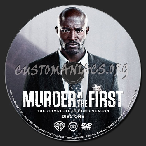 Murder in the First Season 2 dvd label