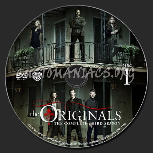 The Originals - Season 3 dvd label