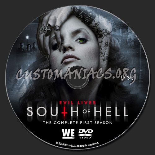 South of Hell - Season 1 dvd label