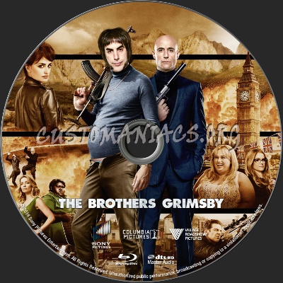 The Brothers Grimsby blu-ray label