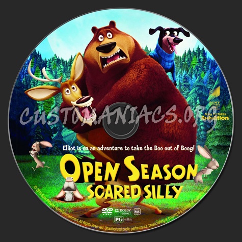 Open Season: Scared Silly dvd label