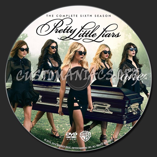 Pretty Little Liars - Season 6 dvd label