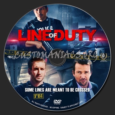 Line Of Duty aka Mission Park (2013) dvd label