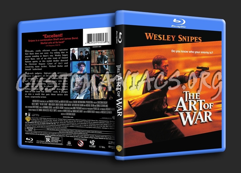 The Art of War blu-ray cover