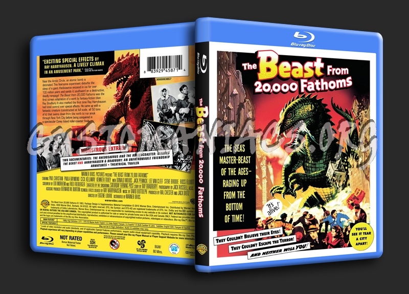 The Beast From 20,000 Fathoms blu-ray cover